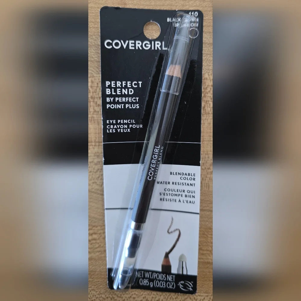 CoverGirl Perfect Blend Eye Liner Pencil 110 Black Brown SEALED